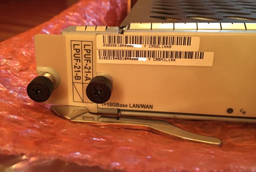 华为NE40E-X3 CR52-LPUF-21-A 灵活插卡线路处理板